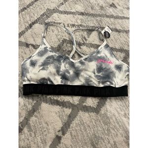 VICTORIA’S SECRET PINK SPORT BRA TIE DYE XL